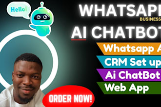 integrate chatbot into your whatsapp business ai chatbot for telegram, zoho crm