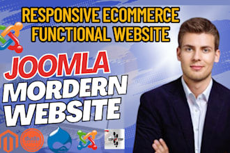 build responsive joomla website develop flatsome wordpress ecommerce functional