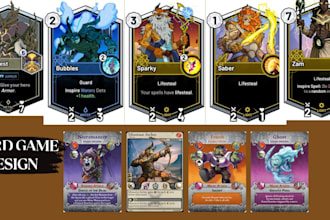 custom trading card game design tabletop tcg card template ccg rpg gnm mtg deck