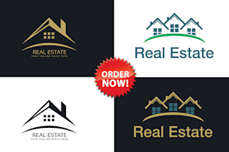 design a real estate , construction and realtor business logo in 12 hours