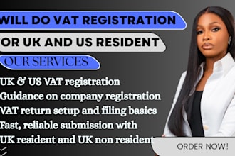 do vat registration for both uk us  resident and non uk us resident
