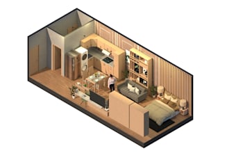 isometric rendering service for architectural projects
