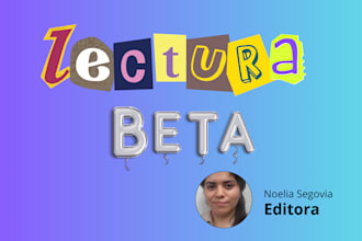 seré lector beta de tus textos