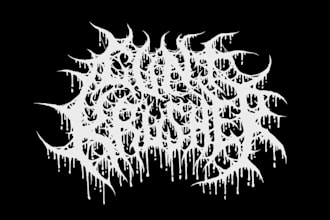 create metal, brutal, death metal logo for your band, brand