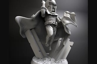 do printable 3d miniature model,dnd tabletop,zbrush figurines for game,stl file