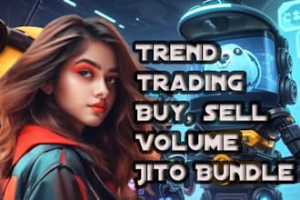 create trading volume bot, pump fun bot, telegram bot with jito bundle on solana