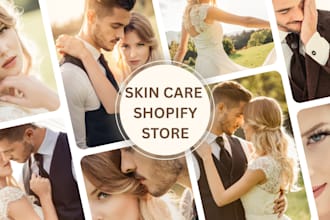 design stunning skin care shopify website beauty store skin care shopify store