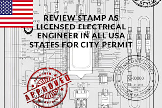 design electrical drawings and mep drawings for city permit in all USA states