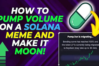 develop volume holder pump fun bot and crypto trading bot on solana evm sui xrp