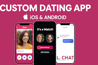 build your custom dating app,matchmaking app, video chat app