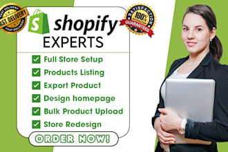 bulk import or export products to shopify store
