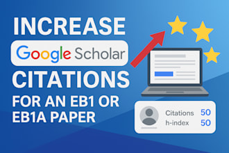 write and publish peer review article and citation for eb1a,eb2 requirement