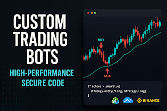 build and automate profitable trading bots with custom algorithms