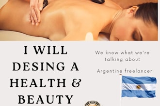 design a health or beauty website using wordpress