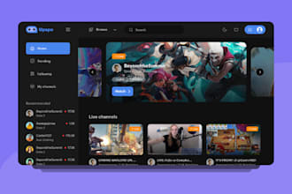 develop iptv, agora live streaming app, and website streaming solutions
