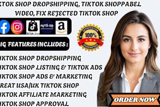 setup 30k profit tiktok shop, manage ecommerce marketing to boost shopify sales