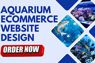 build aquarium ecommerce website aquarium shopify store aquarium seafood website