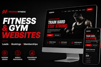 build fitness and gym websites for leads, bookings, and memberships