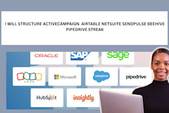 structure activecampaign  airtable netsuite sendpulse beehive streak
