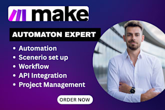 setup made com automation made com scenario with make com n8n
