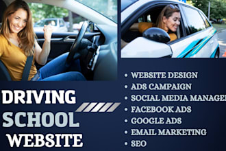 driving school driving website school website wordpress website driving