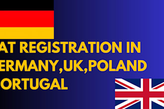 germany and UK vat, vat registration, vat return and company reg