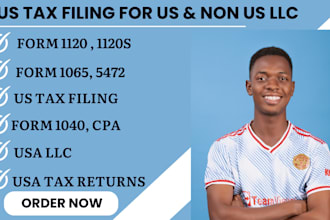 do us tax filing, us tax llc tax form 1040, 1162, 1120, 5472, us llc