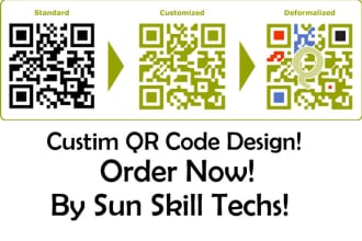 create a custom qr code for you