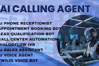 do ivr calling agent, outbound, inbound,ai taking avatar, 3cx voip phone system