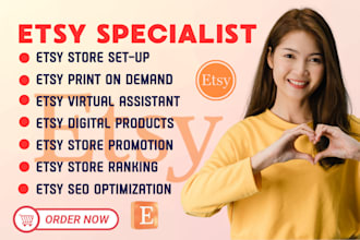 etsy shop setup etsy digital products etsy ranking etsy print on demand etsy seo