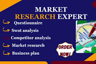 o market research, competitor analysis, swot and pest analysis, segmentation