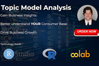 do topic model analysis, create word clouds, and offer strategic recommendations