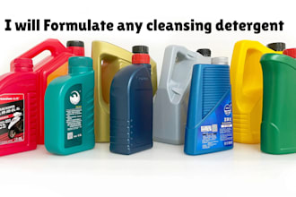 be your detergent formulations chemist for cleaning products
