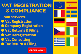 expertly register your UK, eu business for vat compliance