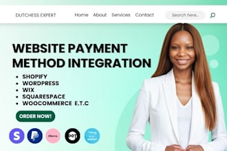 integrate payment gateway stripe, paypal, authorize dot, klarna to website