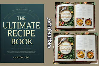 be cookbook writer design recipe book cookbook recipe blog ebook writer