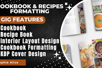 cookbook writer cookbook design recipe creation cookbook formatting recipe book