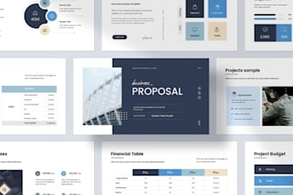 custom financial presentation and investor reports with stunning data visuals