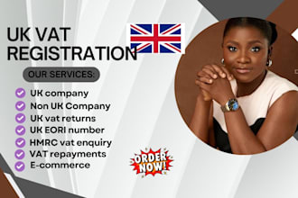 handle your UK vat registration for amazon, temu,ebay stores
