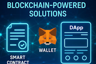 develop cutting edge web3 app with blockchain integration and smart contracts