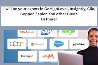 be your expert in gohighlevel insightly clio copper zapier and other crms