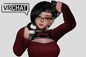 do custom 3d model vr chatacter furry avatar anime vrchar avatar to vrm vrc nsfw