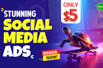 design social media post, facebook ads, instagram post, creative ads