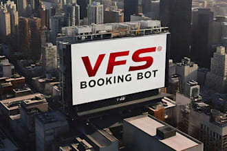 build vfs booking bot, appointment bot, tls bls bot,vfs appointment bot