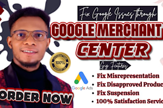 fix google merchant center suspension misrepresentation and shopping ads