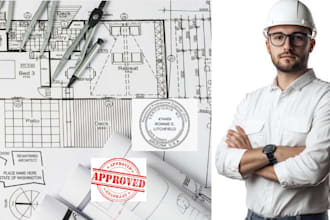 review and stamp as a licensed civil and structural engineer