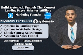 do scalable systeme io landing page, course sales funnel, systeme io website