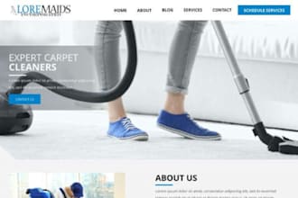 design commercial cleaning website house cleaning residential cleaning website
