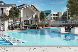 design your dream landscape, 3d garden pool backyard terrance exterior rendering