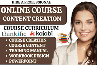 create ebook online course content training course creation  course curriculum